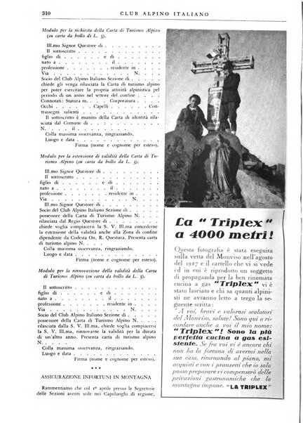 Rivista del Club alpino italiano pubblicazione mensile