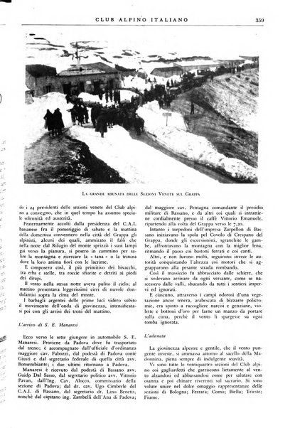 Rivista del Club alpino italiano pubblicazione mensile