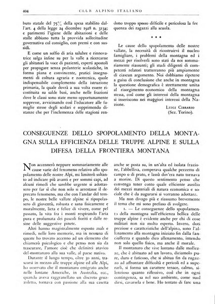 Rivista del Club alpino italiano pubblicazione mensile