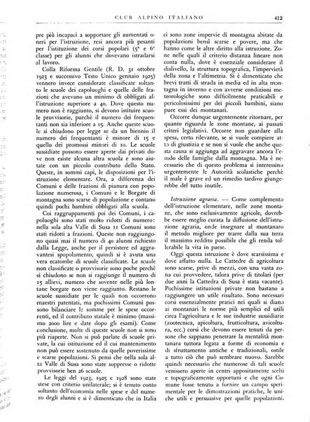 Rivista del Club alpino italiano pubblicazione mensile