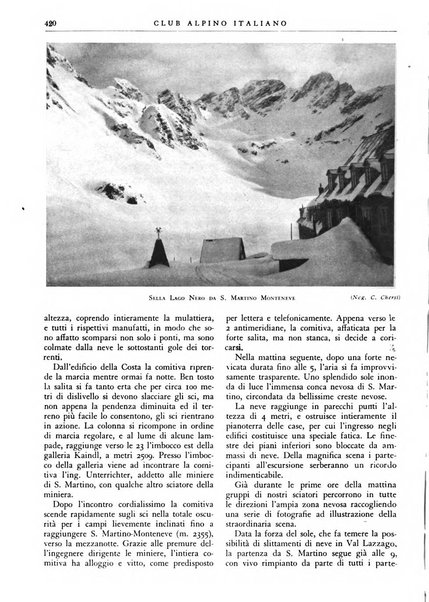 Rivista del Club alpino italiano pubblicazione mensile