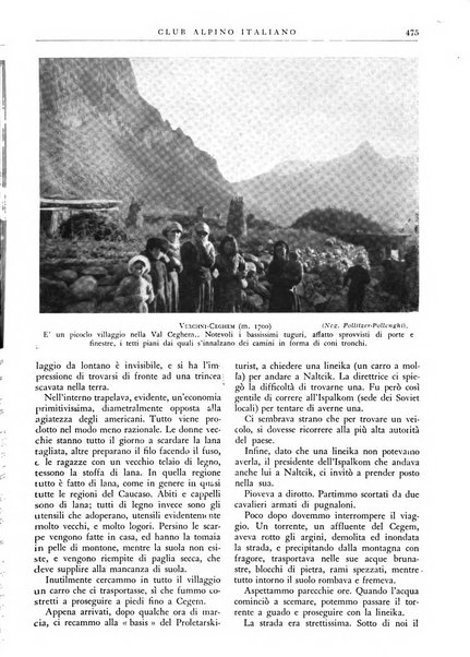 Rivista del Club alpino italiano pubblicazione mensile