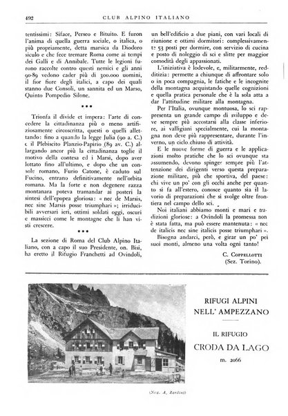 Rivista del Club alpino italiano pubblicazione mensile