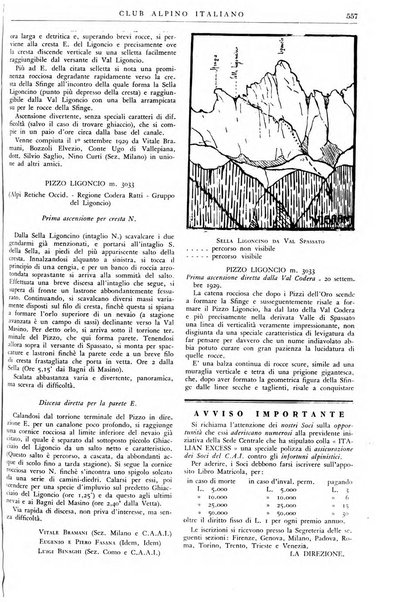 Rivista del Club alpino italiano pubblicazione mensile