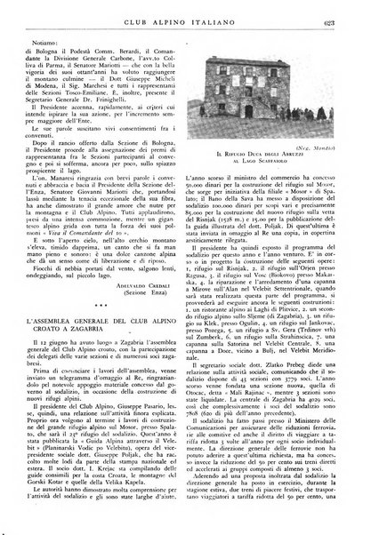 Rivista del Club alpino italiano pubblicazione mensile