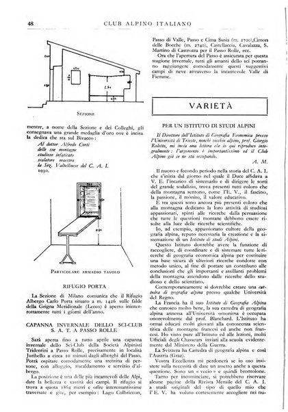 Rivista del Club alpino italiano pubblicazione mensile