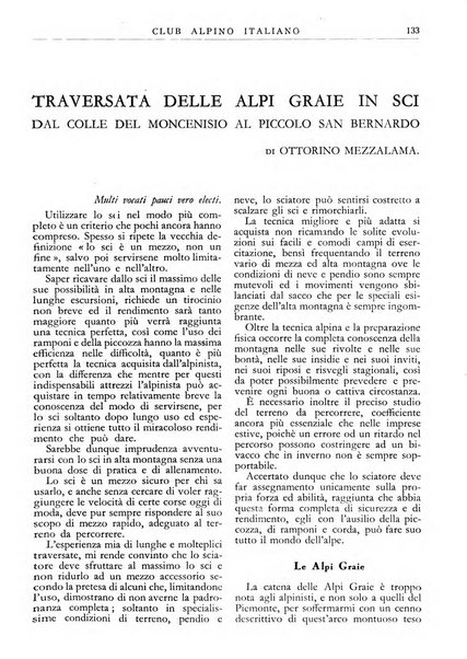 Rivista del Club alpino italiano pubblicazione mensile