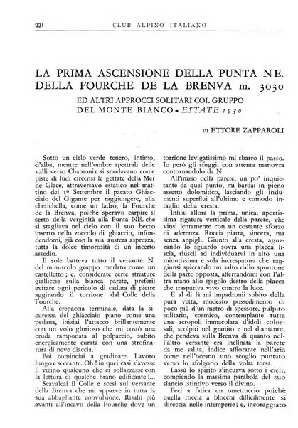 Rivista del Club alpino italiano pubblicazione mensile