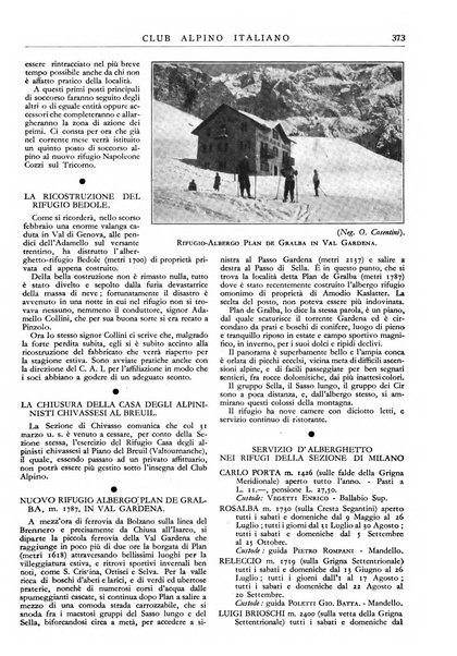 Rivista del Club alpino italiano pubblicazione mensile