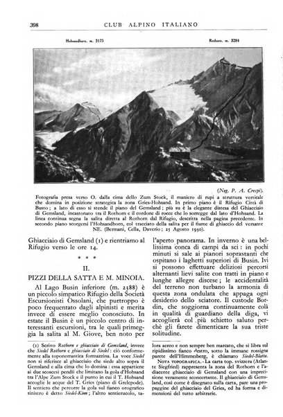 Rivista del Club alpino italiano pubblicazione mensile