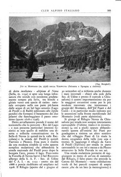 Rivista del Club alpino italiano pubblicazione mensile