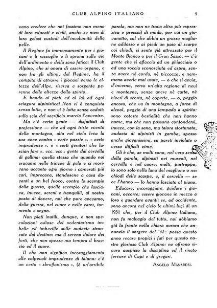 Rivista del Club alpino italiano pubblicazione mensile