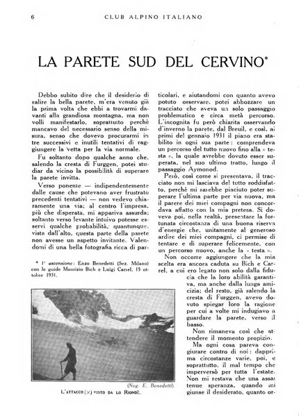 Rivista del Club alpino italiano pubblicazione mensile