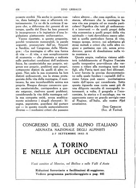 Rivista del Club alpino italiano pubblicazione mensile