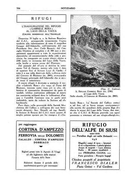 Rivista del Club alpino italiano pubblicazione mensile