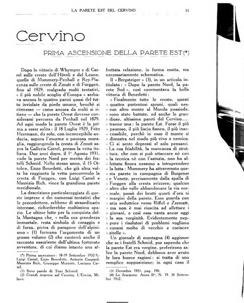 Rivista del Club alpino italiano pubblicazione mensile