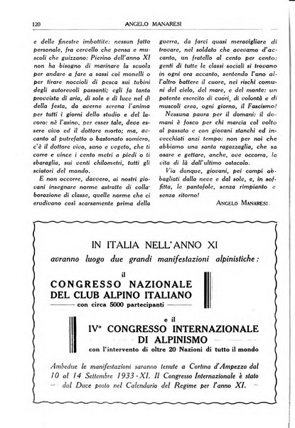 Rivista del Club alpino italiano pubblicazione mensile