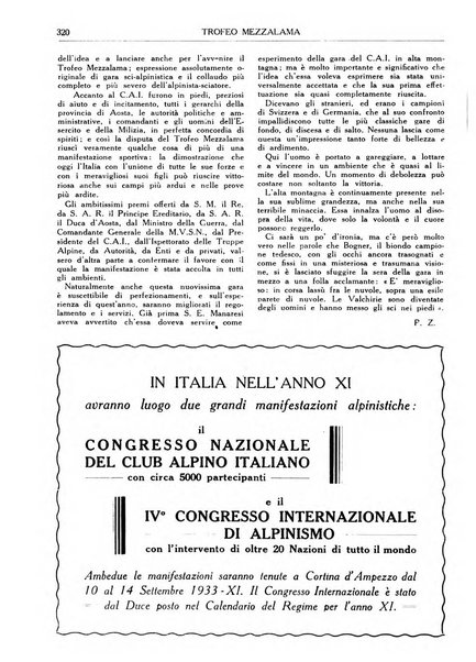 Rivista del Club alpino italiano pubblicazione mensile