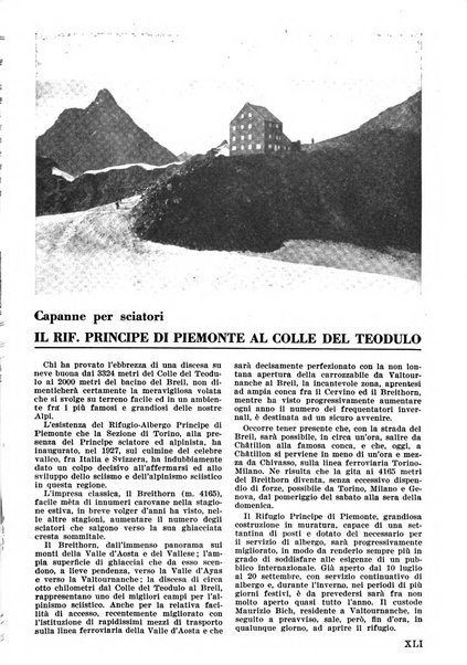 Rivista del Club alpino italiano pubblicazione mensile