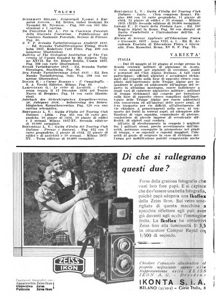 Rivista del Club alpino italiano pubblicazione mensile