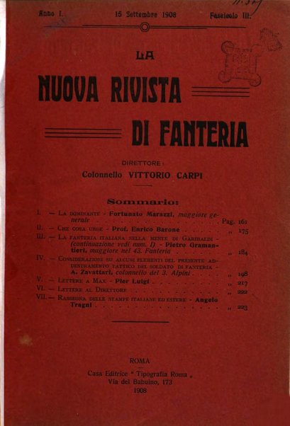 La nuova rivista di fanteria