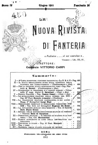 La nuova rivista di fanteria