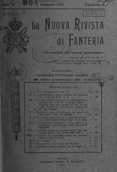 La nuova rivista di fanteria