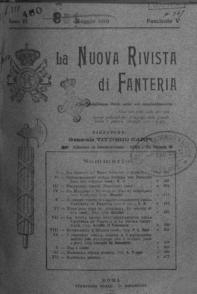 La nuova rivista di fanteria