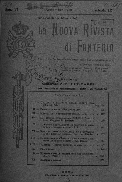 La nuova rivista di fanteria