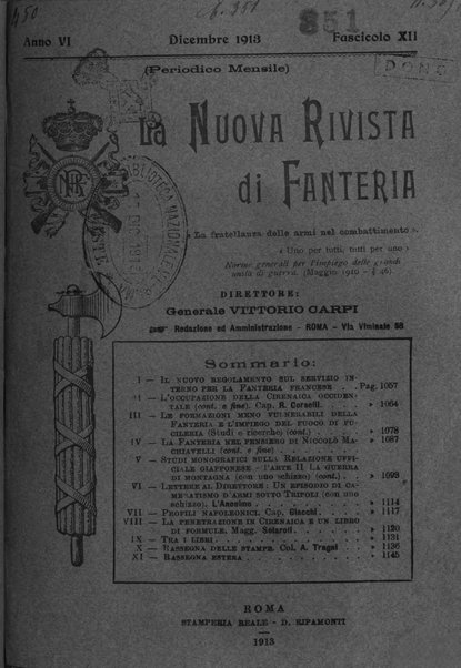 La nuova rivista di fanteria