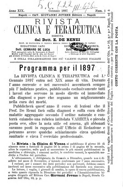 Rivista clinica e terapeutica