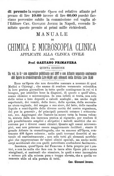 Rivista clinica e terapeutica