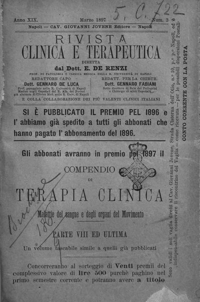 Rivista clinica e terapeutica