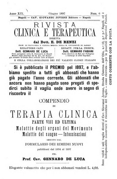 Rivista clinica e terapeutica