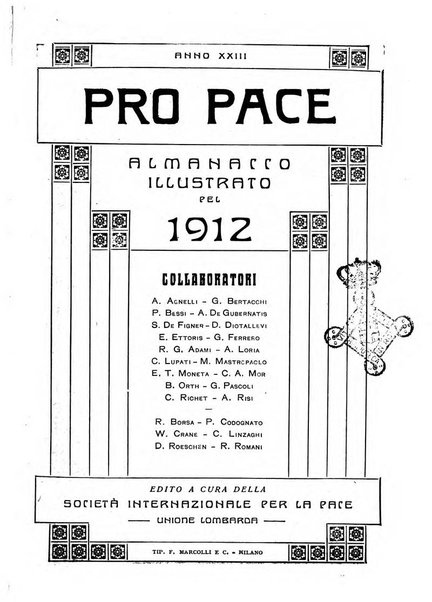 Giù le armi almanacco illustrato della pace