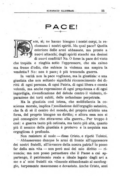 Giù le armi almanacco illustrato della pace