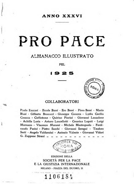 Giù le armi almanacco illustrato della pace