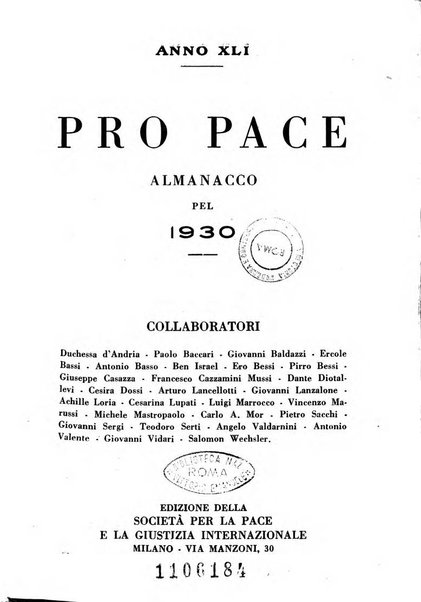 Giù le armi almanacco illustrato della pace