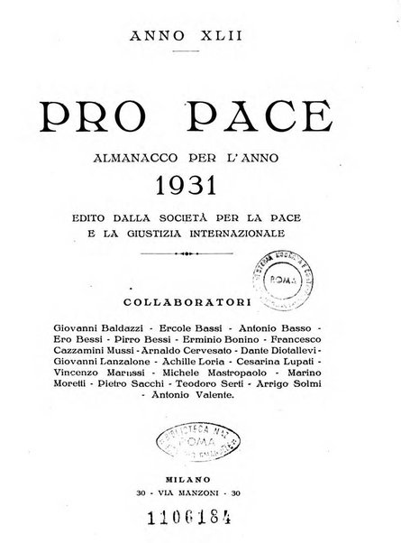 Giù le armi almanacco illustrato della pace