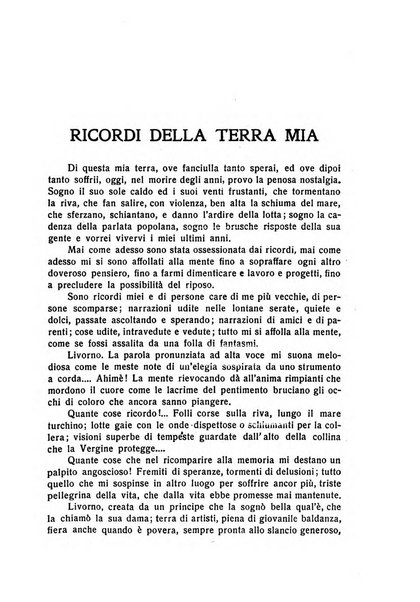 La rivista di Livorno periodico mensile di letteratura e d'arte