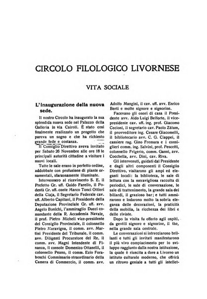 La rivista di Livorno periodico mensile di letteratura e d'arte