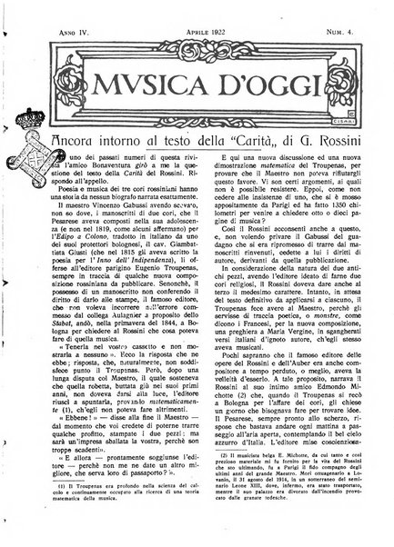 Musica d'oggi rassegna internazionale bibliografica e di critica