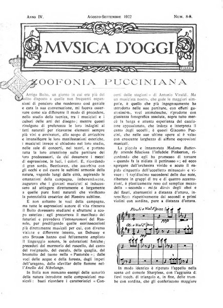 Musica d'oggi rassegna internazionale bibliografica e di critica