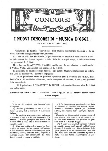 Musica d'oggi rassegna internazionale bibliografica e di critica