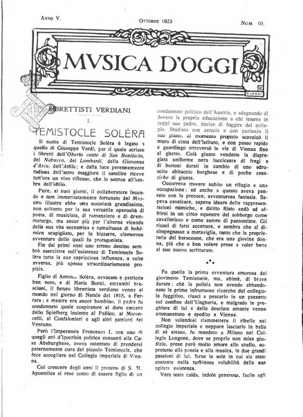 Musica d'oggi rassegna internazionale bibliografica e di critica