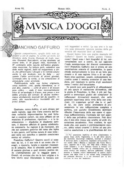 Musica d'oggi rassegna internazionale bibliografica e di critica