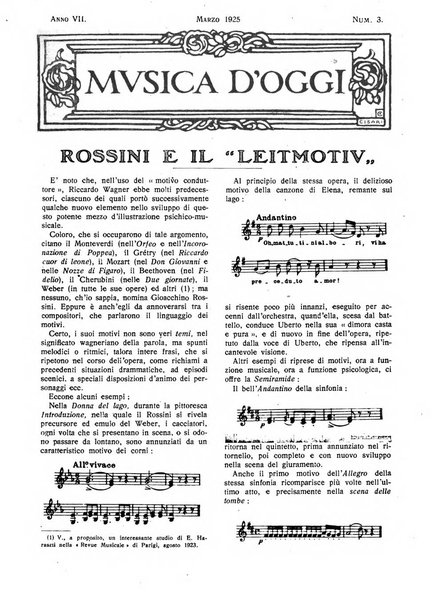 Musica d'oggi rassegna internazionale bibliografica e di critica