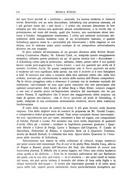 Musica d'oggi rassegna internazionale bibliografica e di critica