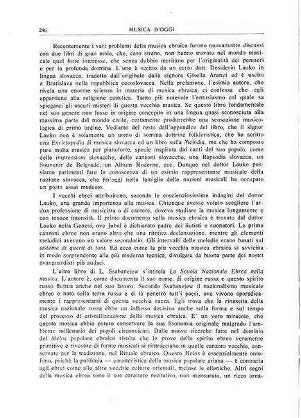 Musica d'oggi rassegna internazionale bibliografica e di critica