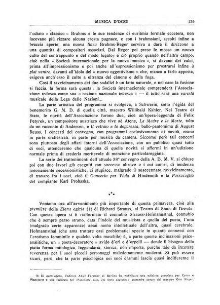 Musica d'oggi rassegna internazionale bibliografica e di critica